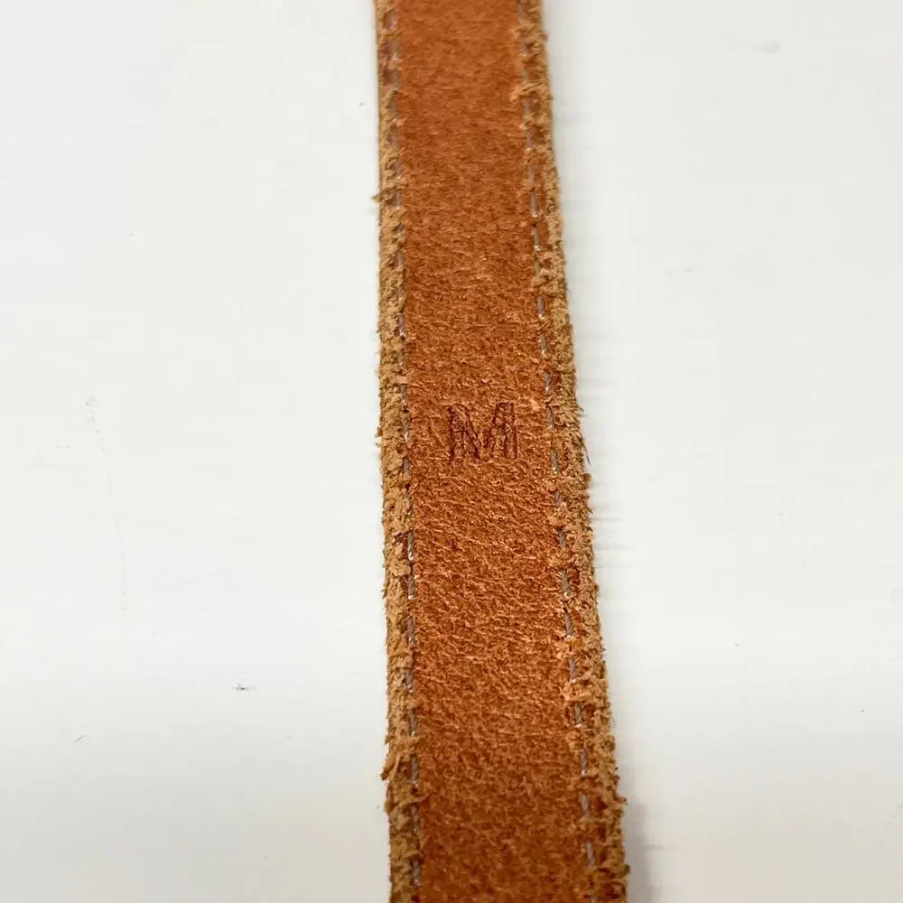 J Crew Leather Skinny Belt Size Medium